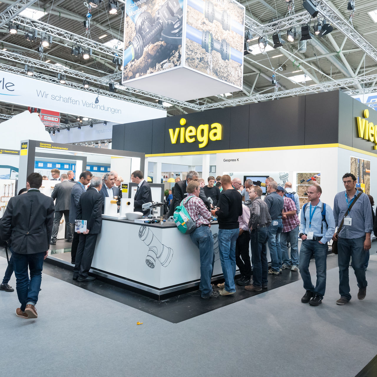 Viega Messestand auf der IFAT 2016 in München