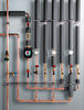 Varmtvandsinstallation med Profipress rørsystem i kobber.
