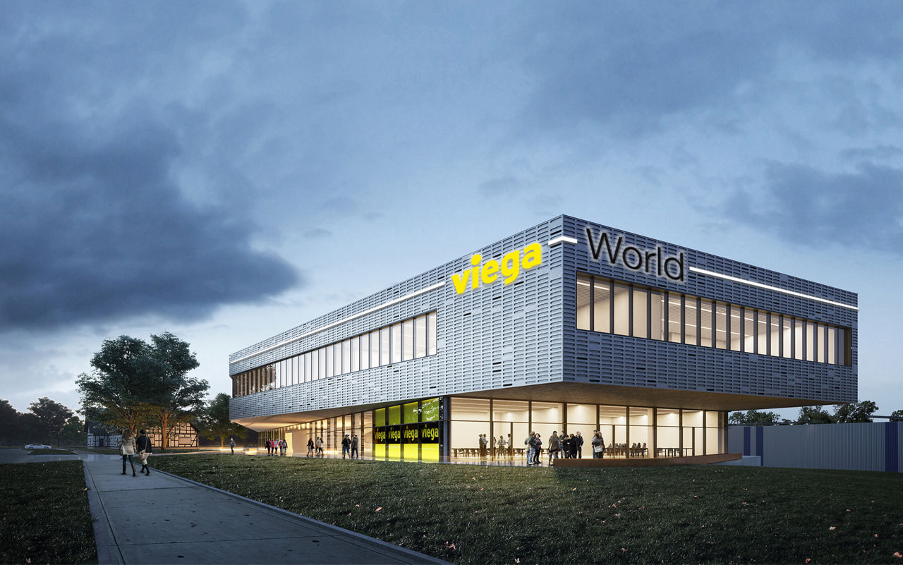 Das künftige Weiterbildungszentrum von Viega ist bereits jetzt ein viel beachtetes Referenzprojekt für digitales Bauen.