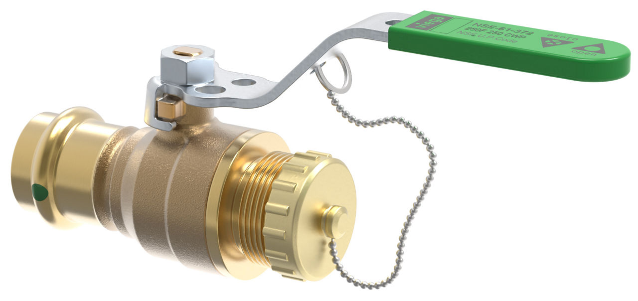 Viega press valve used for cooling system efficiency in high-performance data centers