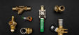 Viega press valves integrated into complete piping system for flow control and reliable performance