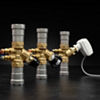 Hydronic balancing valve used to regulate flow in heating and cooling systems for optimal performance