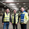 Portraitfotografie der Mitarbeitrer von Krombacher, gemeinsam mit einem Key Account Manager von Viega. 