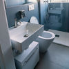 Un bagno della sede di ATI Project dotato dei sistemi Prevista e Visign.