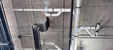 Commercial building ceiling piping installation using Viega MegaPress gas press technology