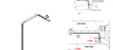 Rendering of a pipe with measurements 