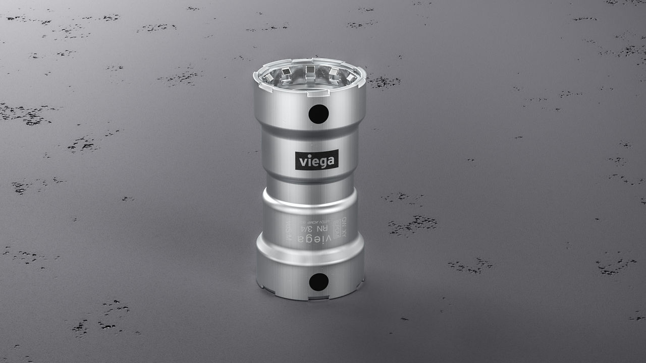 Ein Fitting des Megapress-Systems. 