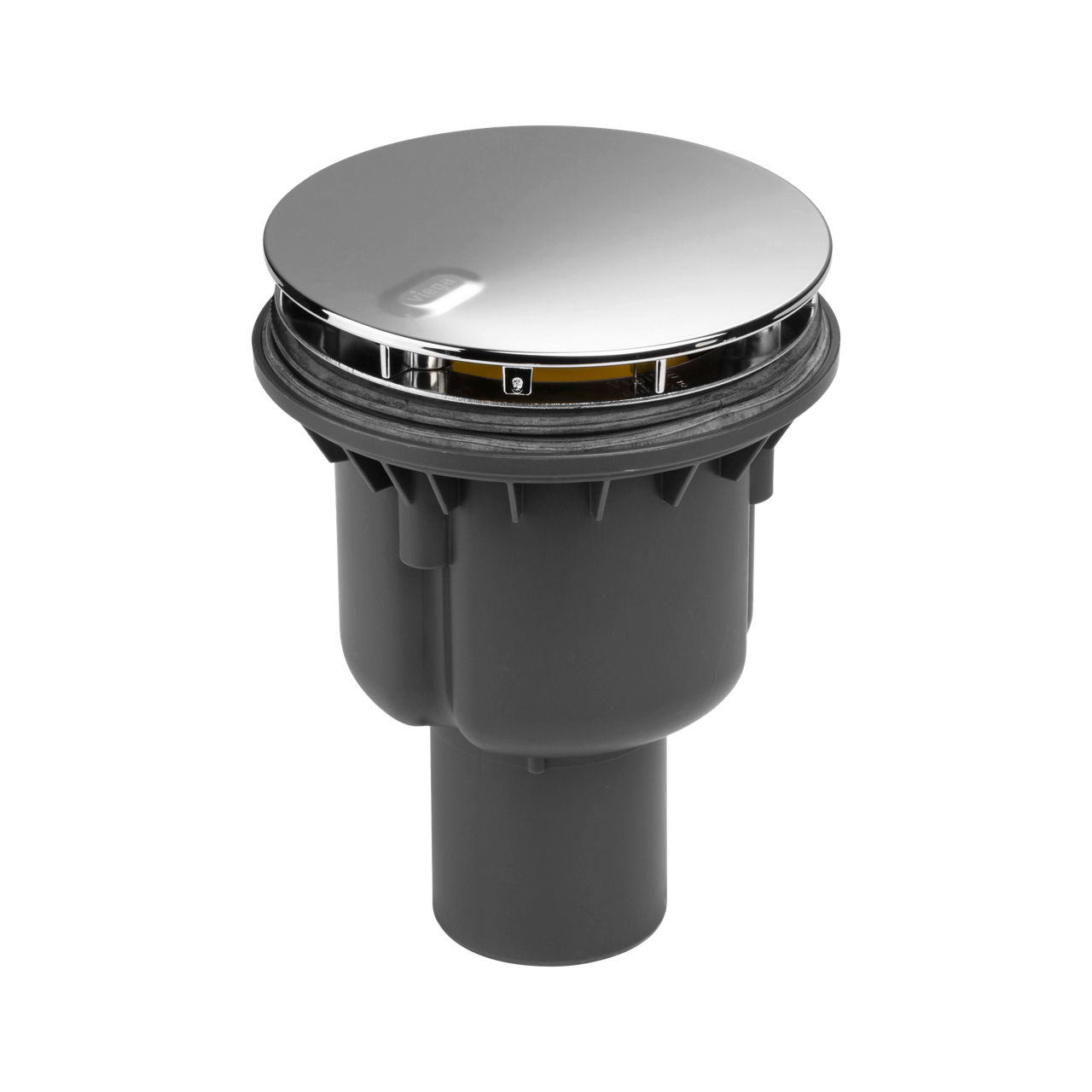 Viega Tempoplex verticaal model 6965 met een hoog afvoervermogen van 0,62 l/s, speciaal voor regendouches!