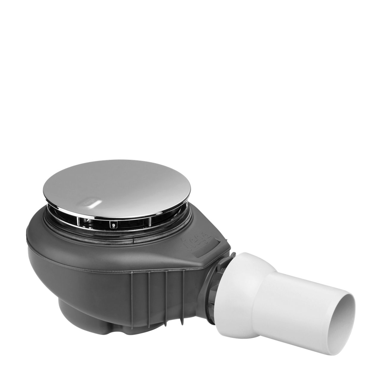 Tempolex Plus model 6968 krachtige douchebakafvoer. Bijzonder voordeel: hoge afvoercapaciteit. Basis met designafdekkap, 360° draaibaar.