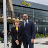 With a second U.S. production site, Viega is moving closer to customers in the eastern United States and Canada. Pictured: Markus Brettschneider, CEO of the Viega Group, and Marki Huston, CEO of Viega North America. (Photo: Viega LLC)