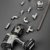 Das „Temponox“-Programm umfasst etwa 300 Bauteile für die Abmessungen 15 bis 108 mm. Die Vielfalt an Pressverbindern und Übergangsstücken bringt die notwendige Flexibilität bei der Installation gebäudespezifischer Rohrleitungsstrecken. (Foto: Viega)