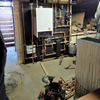 Contractor installing boiler piping using press technology for faster and reliable connections