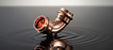Viega copper press fitting used for connecting copper tubing in plumbing systems