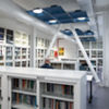 La biblioteca dell'ateneo di Macerata. 