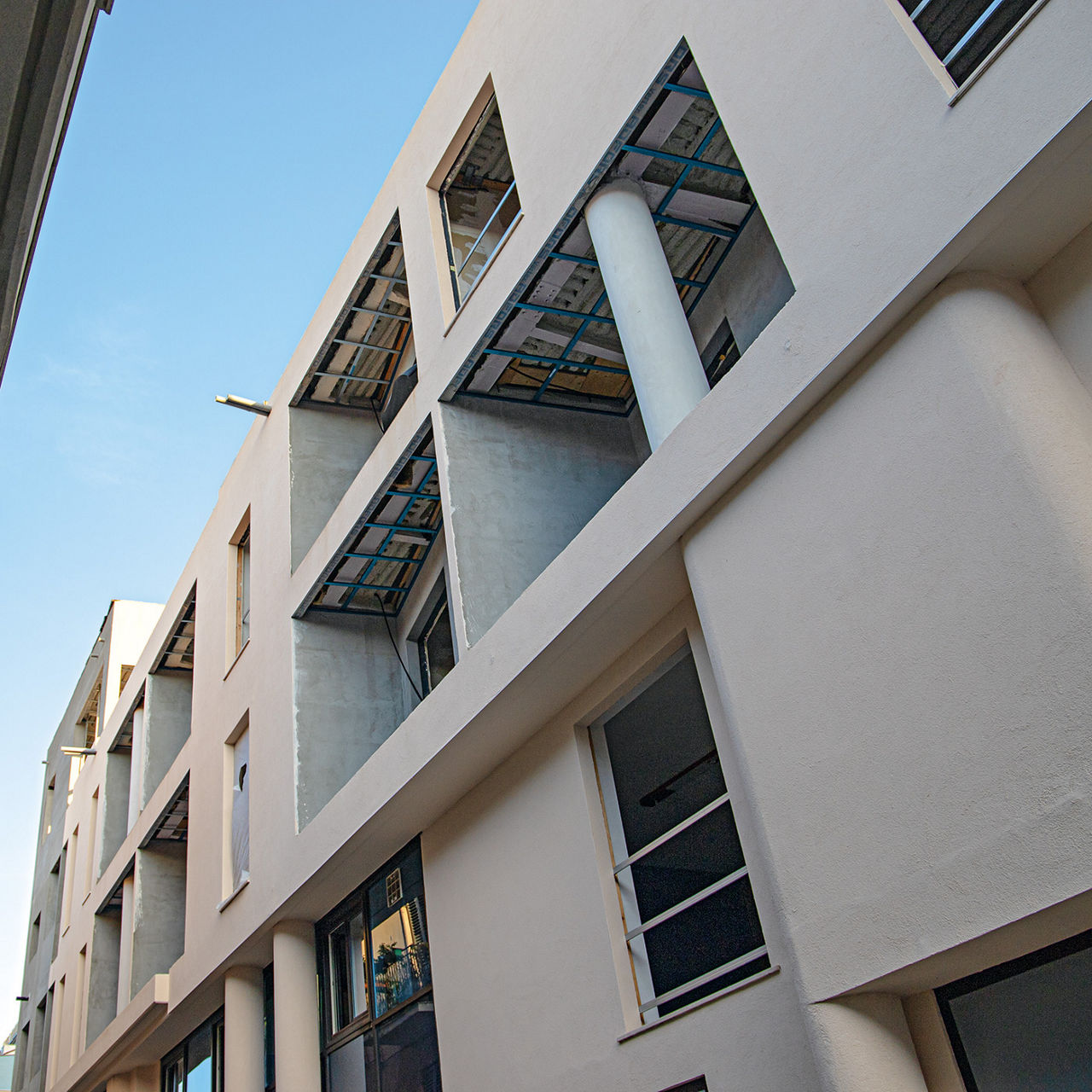 Cantiere di edifici in ristrutturazione