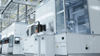 Stock image of machinery in a manufacturing plant