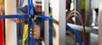 PEX tubing connected to Viega PureFlow press fitting during installation process