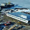 Maaliskuussa 2012 alkoi virallisesti uuden intialaisen tieteellisen tutkimusaseman Bharati rakentaminen Larsemann-kukkuloilla Etelämantereen itärannalla. (Kuva: KAEFER)