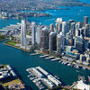 Barangaroo International Towers v Sydney v Austrálii tvoří nové hospodářské centrum asijsko-pacifického regionu.