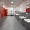 Modern and functional in terms of design, exemplary in terms of sanitation technology: All extraction points in the system are looped-in, at the end of each installation series there is an individually programmed flushing station with Viega Hygiene+ function.