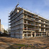 Outdated high-rise buildings from the 60s have made way for modern 5-storied timber-framed houses with a mixture of tenants in Stammheim in Cologne, Germany. They offer barrier-free accommodation on the ground floor for older tenants and flats tailored to single people and families on the upper storeys.