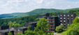 The Rhön Park Hotel in Germany is a resort consisting of 17 separate buildings. These are being completely overhauled, building by building. (Photo: Rhön Park Hotel)