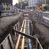 As part of street building measures in Kornwestheim, Germany, the gas and water supply lines were also renewed.