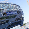 Mit ihrer fast futuristisch anmutenden Architektur und dem markanten Dach zählt die „Allianz Arena“ in München zu den herausragenden Stadien Europas.