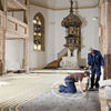 More than 3,000 metres of Fonterra piping were laid for the radiant heating of the Trinitatis church and its extension.