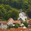 The baroque church from the 17th century is the landmark of Ruhla, Germany. It was completely refurbished with the support of citizens and a new use was found for it. 