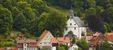 The baroque church from the 17th century is the landmark of Ruhla, Germany. It was completely refurbished with the support of citizens and a new use was found for it. 