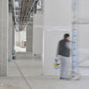 Risks to the drinking water quality: The drinking water installations under the ceiling extend, in part, over more than 100 metres. Moreover, the room layout and utilisation are both subject to change.