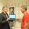A flushing station with Viega Hygiene+ function is used in the particularly critical sections. The needs-based programming and subsequent reading out to document proper operation of the drinking water system are performed using a laptop. 