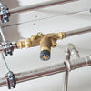 Thermally controlled Easytop circuit control valves were installed in the hot drinking water pipelines to ensure clean temperature maintenance.