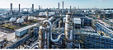 Industrial facility with piping systems supporting manufacturing and process operations