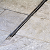 Thanks to an optional kit, Advantix Vario can also be installed in thick natural stone floors. 
