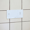 Visign for Care flush plates are used for the WCs.