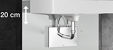 Flexibility and comfort for any age: With the new Eco Plus washstand element from Viega, individual ceramics can be smoothly adjusted in height at any time. (Photos: Viega)