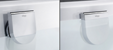 Designstark wie ihre Schwestern, doch mit einer zusätzlichen Komfortfunktion ausgestattet: Die neuen Wannengarnituren aus der Multiplex-Serie von Viega ermöglichen es, den Wasserstand in der Badewanne um 5 Zentimeter anzuheben. Ein leichter Druck auf das Bedienelement genügt. 