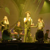 Die rasanten Auftritte der Band „Live on Loops“, die im Zusammenspiel mit der Projektion als Stichwortgeber fungierte, sorgten bei der Viega-Roadshow immer wieder für faszinierende Momente. (Foto: Viega)