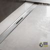 Beim German Design Award 2020 als „Winner“ prämiert: „Advantix Cleviva“ von Viega. Mit ausschlaggebend für die Jury war, dass sich die Duschrinne „präzise und flächenbündig – sogar direkt an der Rückwand – in den Duschboden integrieren“ lässt. Sie würde damit dem Anspruch an einen puristischen Einrichtungsstil in hohem Maß gerecht werden. (Foto: Viega)