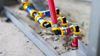 PEX plastic piping used for hot and cold water distribution in residential and commercial systems