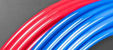 Flexible PEX tubing used for residential plumbing and water distribution systems