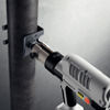 Thanks to the positioning aid, the Megapress press-in branch connector can be fitted to the pipe at exactly the right position using any Viega press tool. (Photo: Viega)